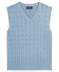 Polo Ralph Lauren Boys' 8-20 Cable-Knit V-Neck Sweater Vest
