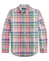 Polo Ralph Lauren Boys' 8-20 Button-Down Collar Poplin Shirt