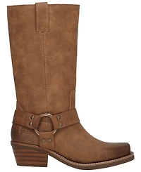Frye and Co. Women's Lorrie Harness Stacked Heel Boots