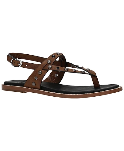 Frye and Co. Women's Bucky Studded Thong Round Toe Sandals