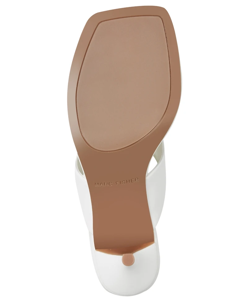 Marc Fisher Women's Yael Slip-On Square Toe Dress Sandals