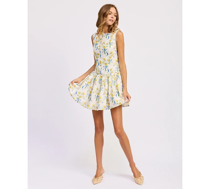 En Saison Women's Audrey Sleeveless Mini Dress