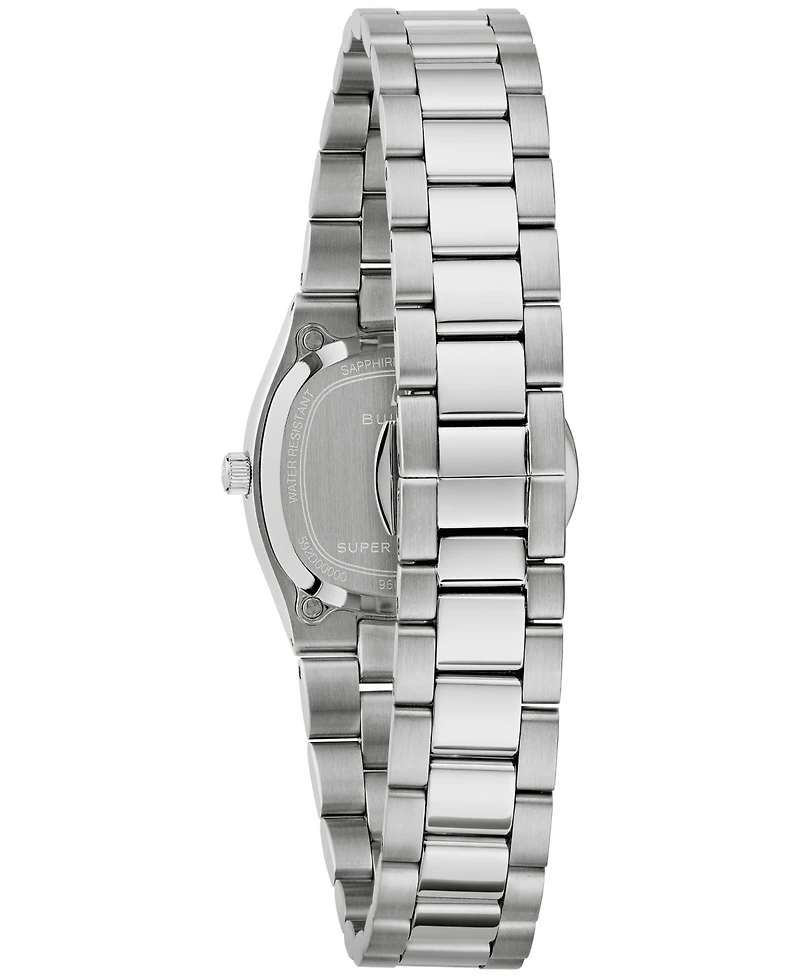 Bulova Women's Classic Super Seville Silver-Tone Stainless Steel Bracelet Watch 37.5mm