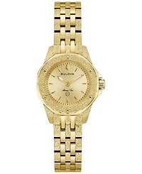 Bulova Women's Marine Star Series A Marc Anthony Gold-Tone Stainless Steel Bracelet Watch 35mm