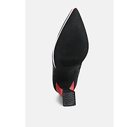 Rabha Contrasting Platform Detail Sock Boots