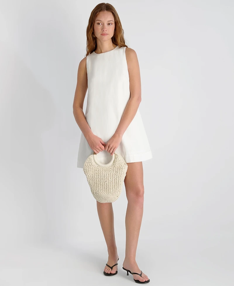 French Connection Women's Cooper Linen Sleeveless Mini Dress
