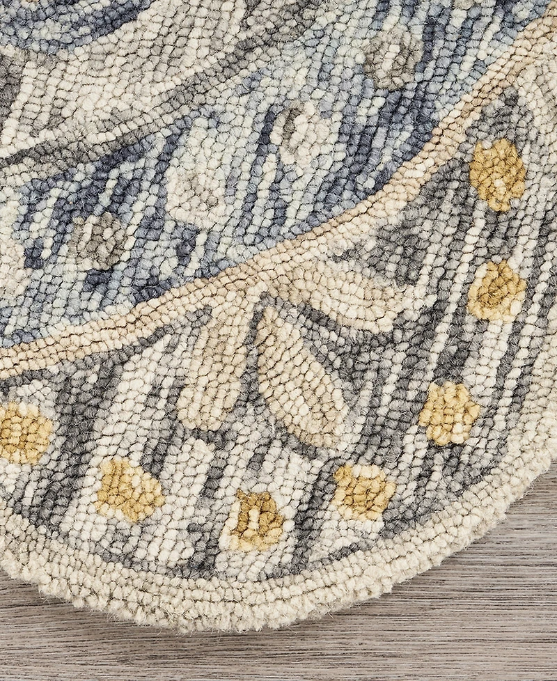 Lr Home Radiance Rdc-092 4' x 4' Round Area Rug