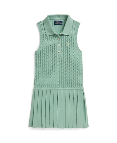 Polo Ralph Lauren Girls' 2-6X Mini-Cable Collar Dress