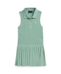 Polo Ralph Lauren Girls' 2-6X Mini-Cable Collar Dress