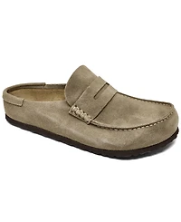 Birkenstock Men's Naples Wrapped Suede Casual Clogs from Finish Line
