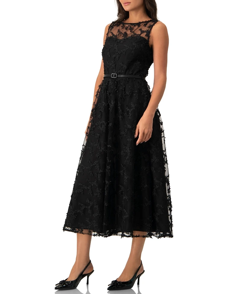 Ivonne Women's Sleeveless Textured Maxi Dress