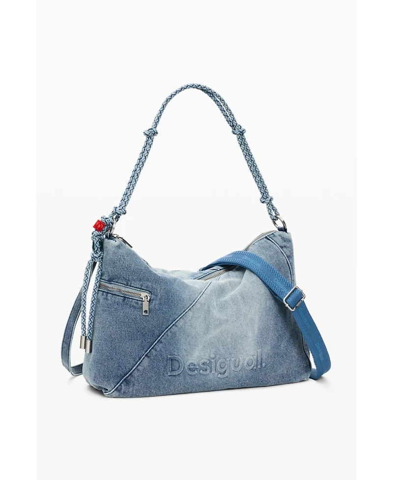 Desigual Women's Large Denim Charms Bag