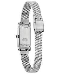 Citizen Women's Fio Silver-Tone Stainless Steel Bracelet Watch, 14.3mm