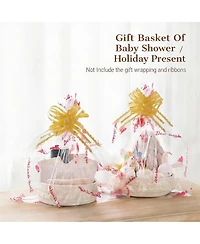 Yigii Macrame Makeup Basket with Tassels for Storage - Boho Decor Multi-Purpose