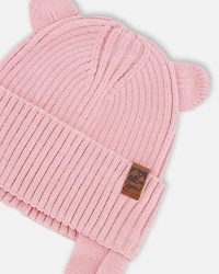 Deux par Deux Baby Girls Knit Hat Pale