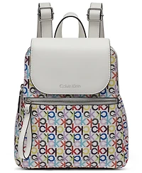 Calvin Klein Women's Garnet Flap Backpack