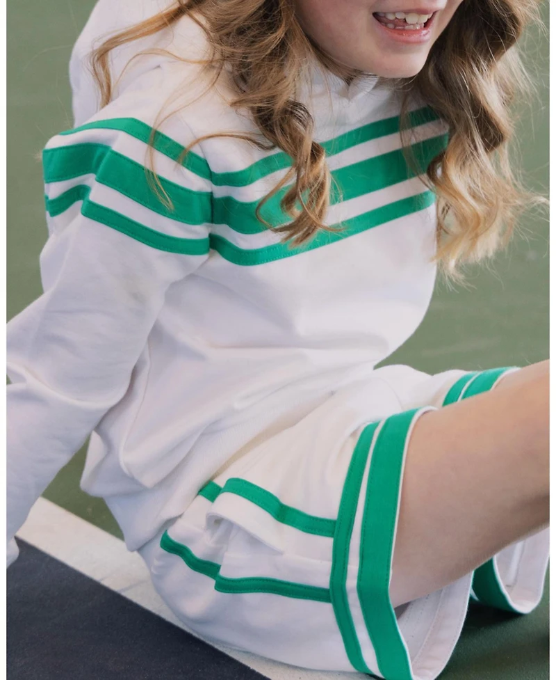 Hope & Henry Girls Organic French Terry Hoodie