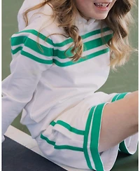 Hope & Henry Girls Organic French Terry Hoodie