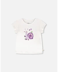 Deux par Deux Toddler Girls Cotton Jersey T-Shirt