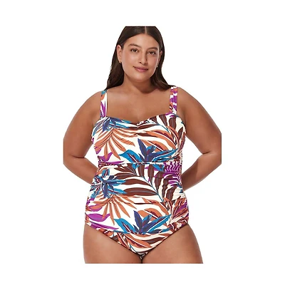 Profile by Gottex Women's Plantopia Tankini Top