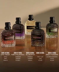 Valentino Uomo Born in Roma Purple Melancholia Eau De Toilette Spray, 3.38 oz.