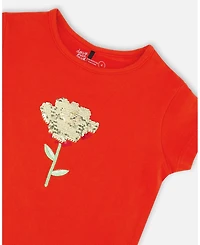 Deux par Deux Toddler Girls Cotton Jersey T-Shirt