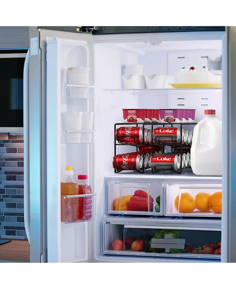 Sorbus Soda Can Beverage Dispenser Rack - Holds 12 Standard 12oz Cans