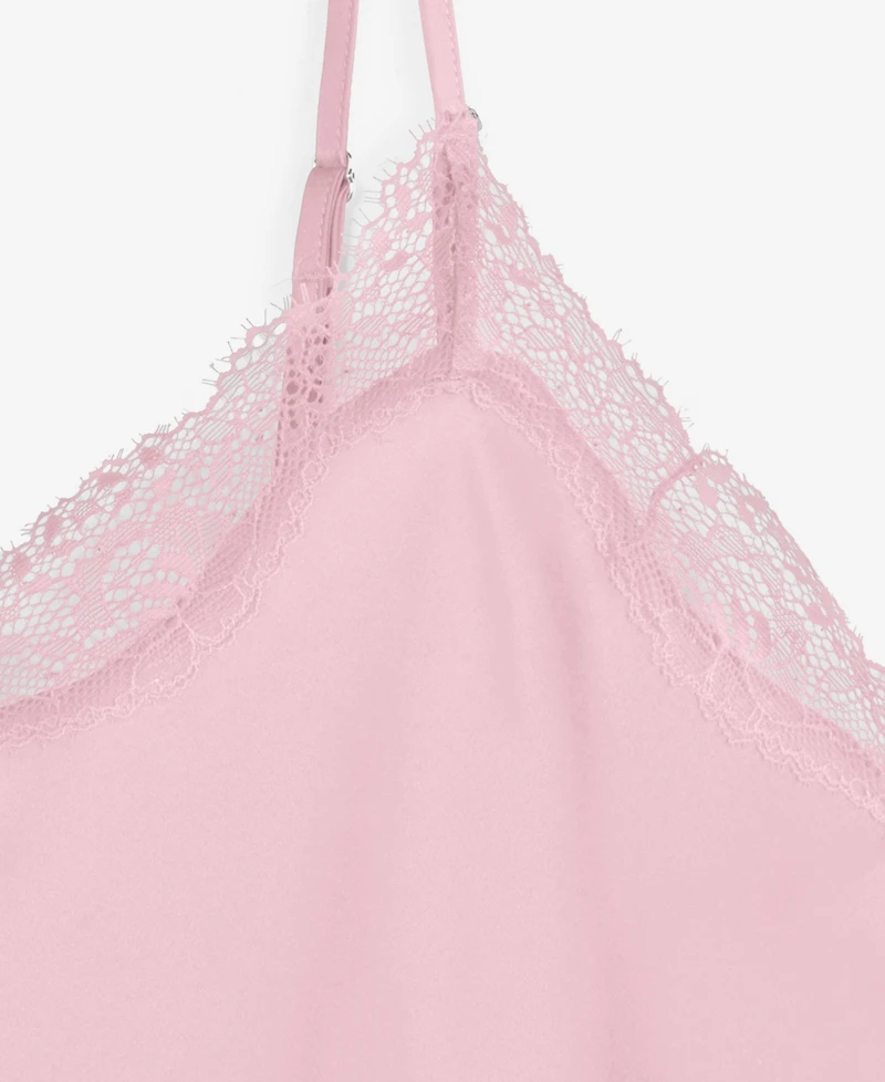 I.n.c. International Concepts Women's Lace-Trim Satin Chemise