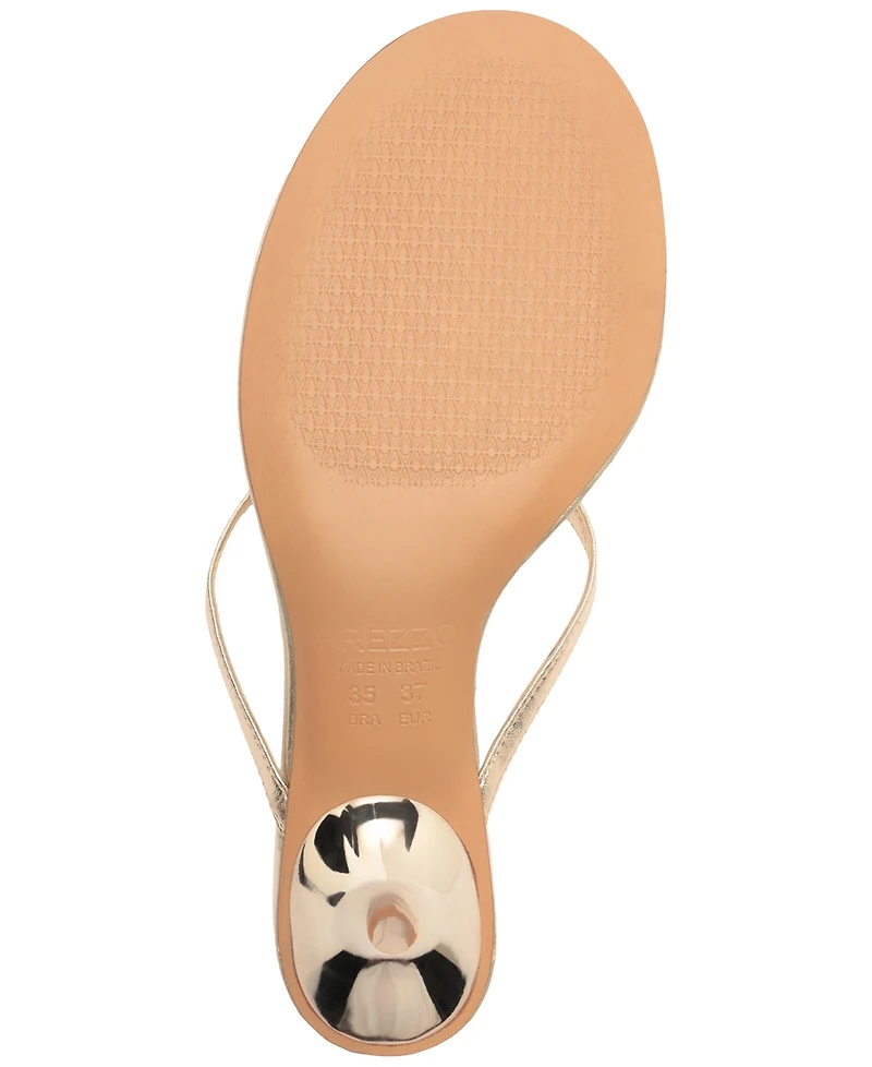 Arezzo Women's Lia Slip-On Low Stiletto Sandals