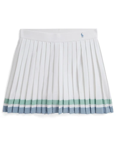 Polo Ralph Lauren Girls' 7-16 Striped Pleated Pull-On Skort