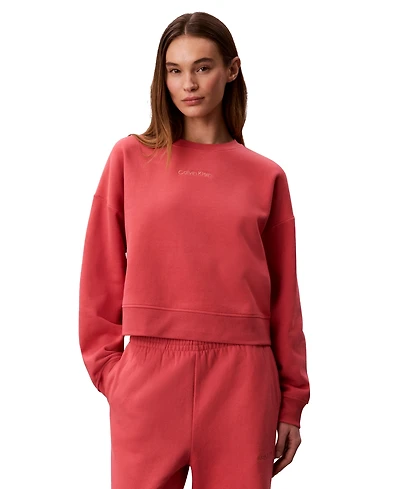 Calvin Klein Performance Women's Crewneck Long-Sleeve Sweatshirt