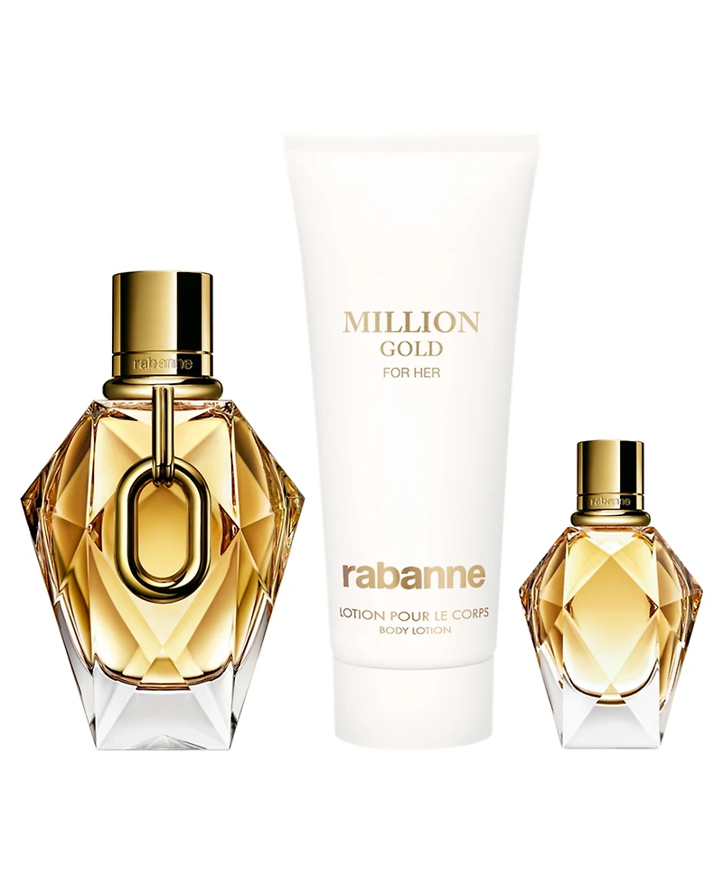 Rabanne 3-Pc. Million Gold For Her Eau De Parfum Gift Set