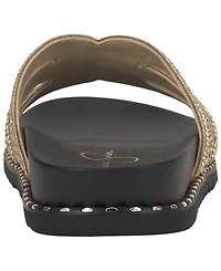 Jessica Simpson Women's Colyve Studded Footbed Slip-On Sandals
