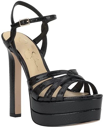 Jessica Simpson Women's Itzari Strappy High-Heel Platform Sandals