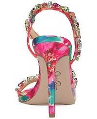 Jessica Simpson Women's Jaycin Barely-There Rhinestone Evening Sandals