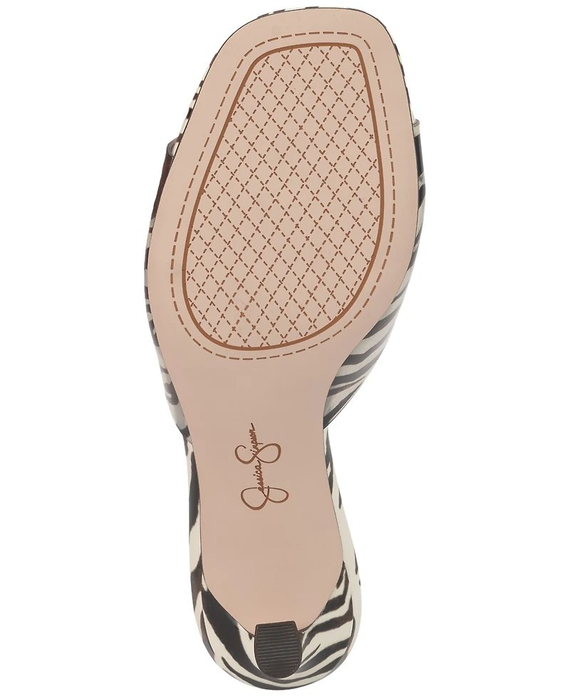 Jessica Simpson Women's Cennet Stiletto Slip-On Mule Sandals