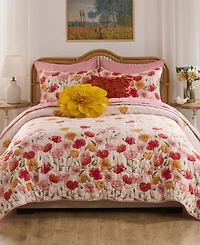 Greenland Home Fashions Breeze Modern Floral 2-Pc. Quilt Set, Twin/Twin Xl