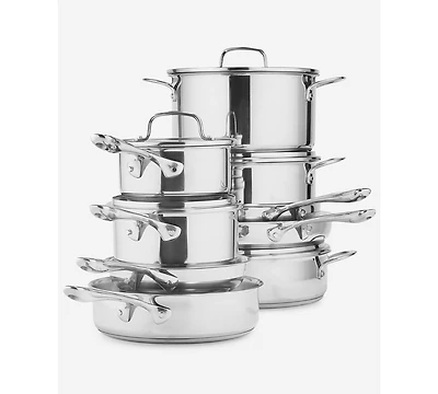The Cellar Stainless Steel 14-Piece Cookware Set, Macy's Exclusive