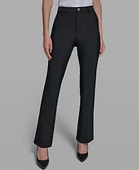 Karl Lagerfeld Paris Women's Straight Compression Pants