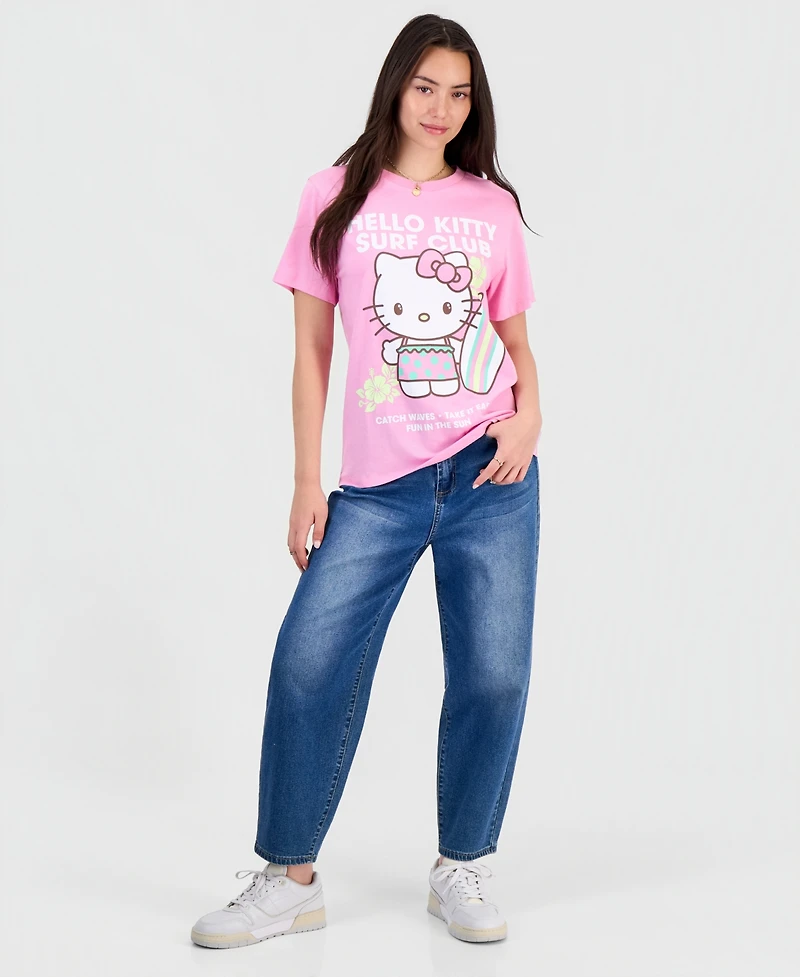 Grayson Threads, The Label Juniors' Hello Kitty Surf Graphic T-Shirt