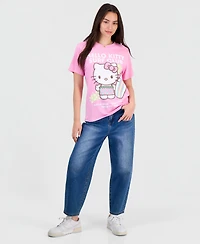 Grayson Threads, The Label Juniors' Hello Kitty Surf Graphic T-Shirt