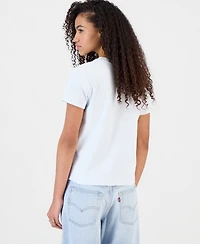 Freeze 24-7 Juniors' Dolphin Embroidered Crewneck T-Shirt