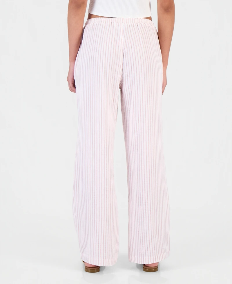 Indigo Rein Juniors' Cotton Gauze Striped Beach Pants