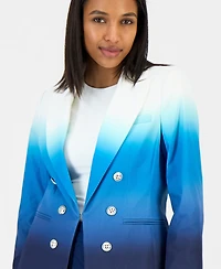 Tahari Asl Women's Ombre Faux-Double-Breasted Blazer