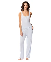 Gap Women's Pointelle Mid Rise Pajama Pants