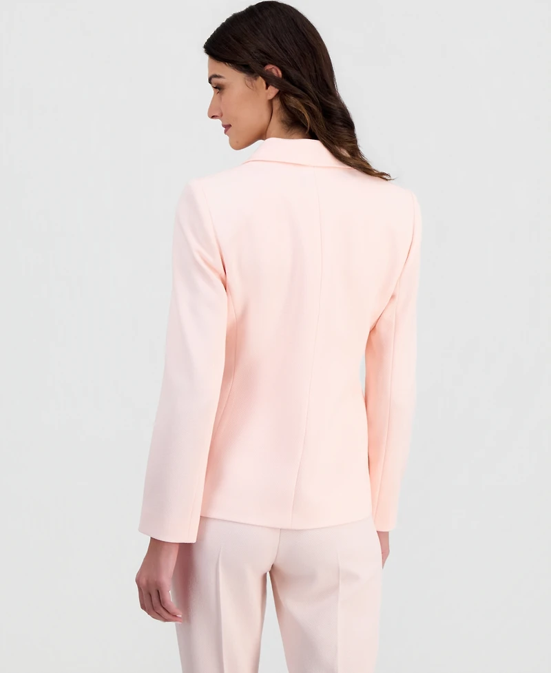 Tahari Asl Women's Peak Lapel One-Button Blazer