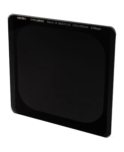 NiSi Explorer Collection 100x100mm Ir ND64 (1.8) 6-Stop Neutral Density Filter