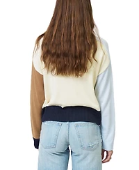 Central Park West Women's Chloe Colorblock Cardi Sweater