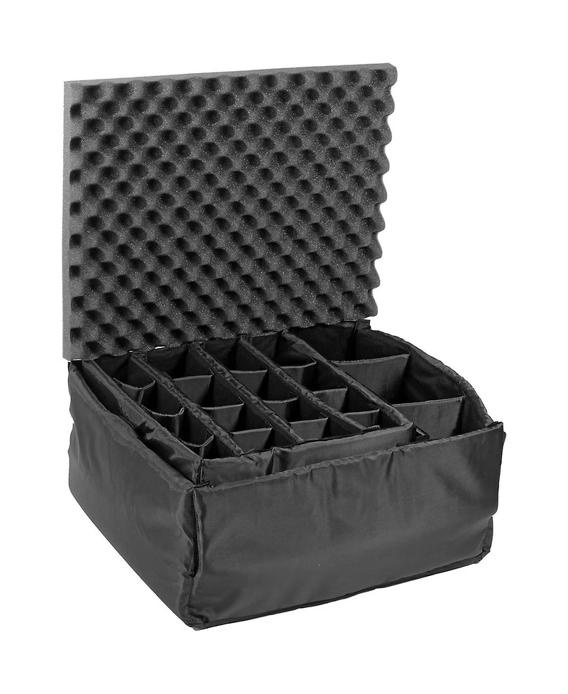 Pelican 1620 Watertight Wheeled Hard Case, Bundle with 1625 Padded Divider Set, Black