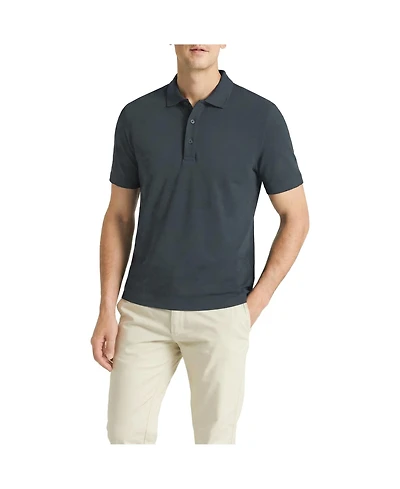 Level 7 Men's Office-Leisure Collection Seamless Polo Shirt Slim Fit
